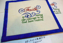 Load image into Gallery viewer, Faith Is Having The Courage Towel & Potholder Set