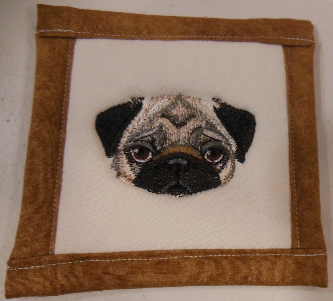 Pug in Ring Coaster