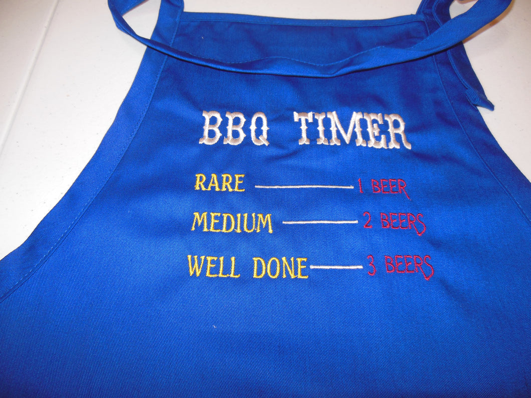 BBQ Timer Apron