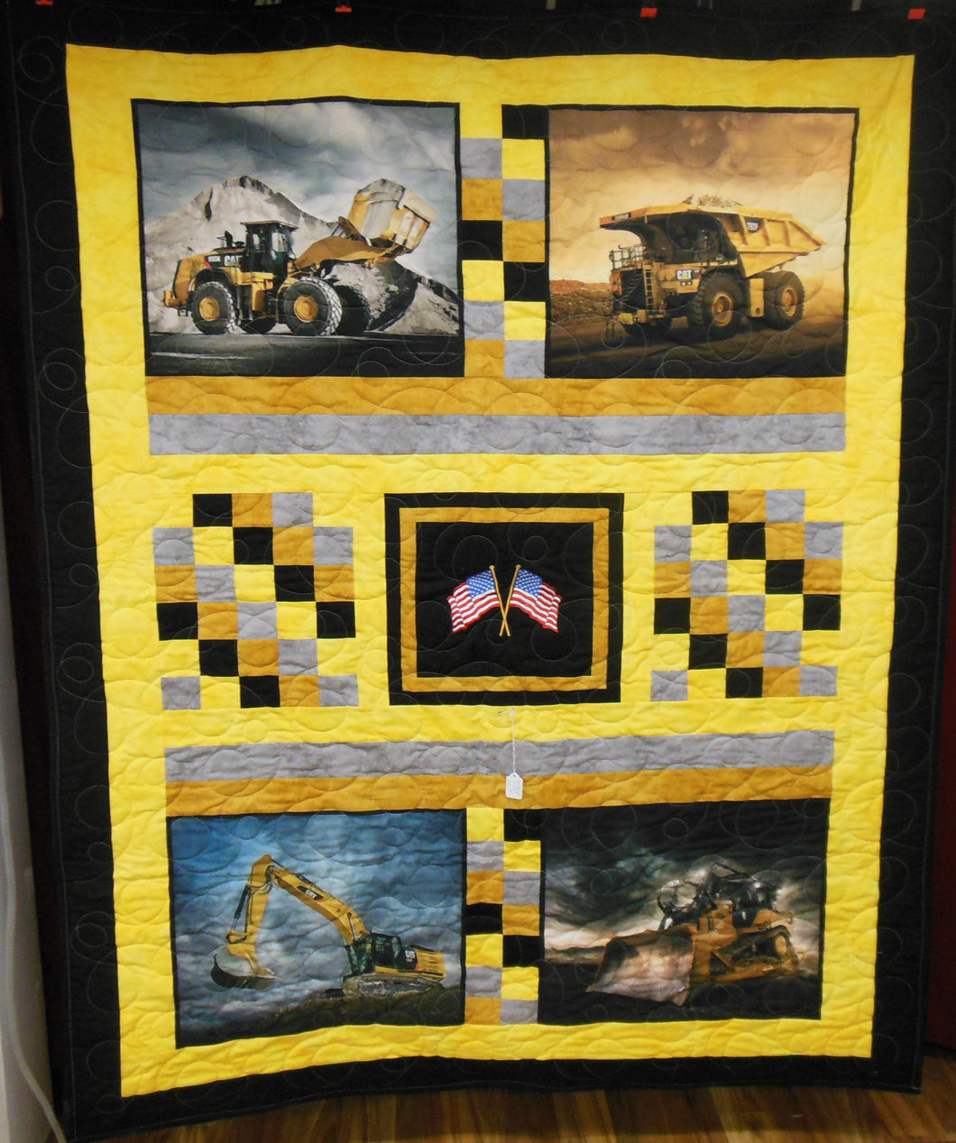 Catapiller Equipment Quilt