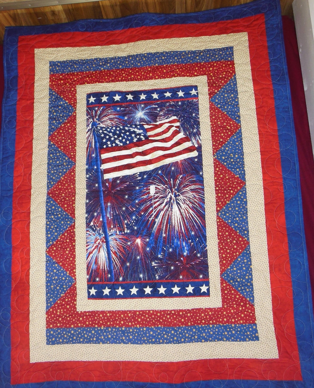 4th of July Flag Quilt