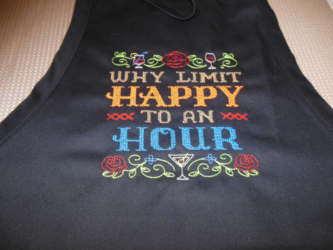 Why limit Happy to an hour Apron