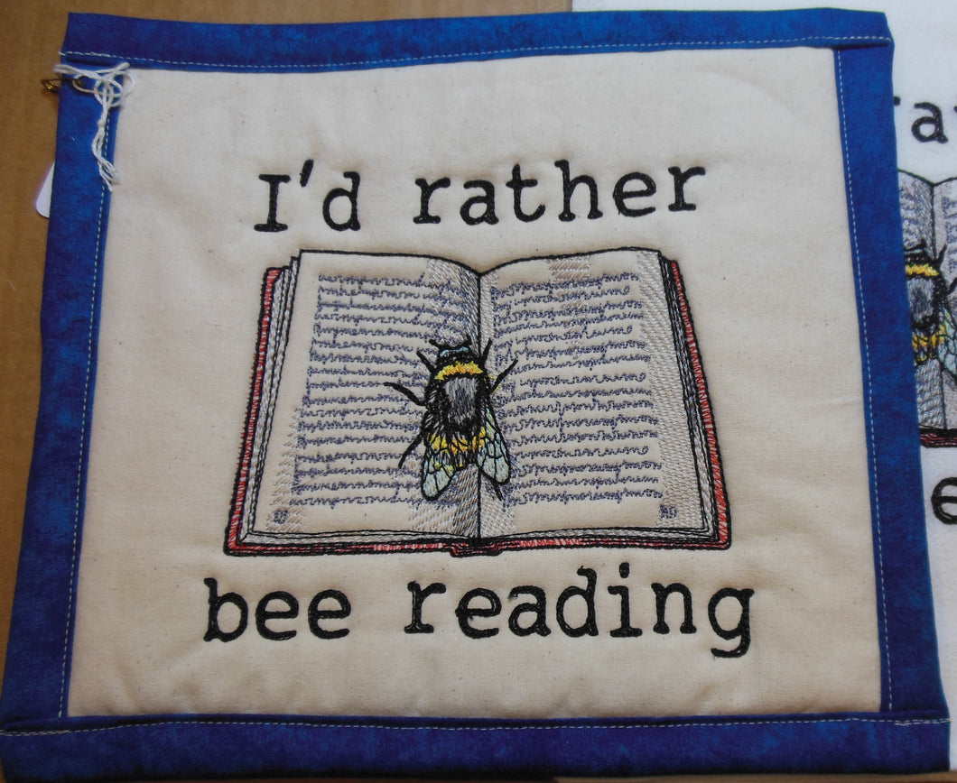 I'd Rather Bee Reading Towel & Potholder Set