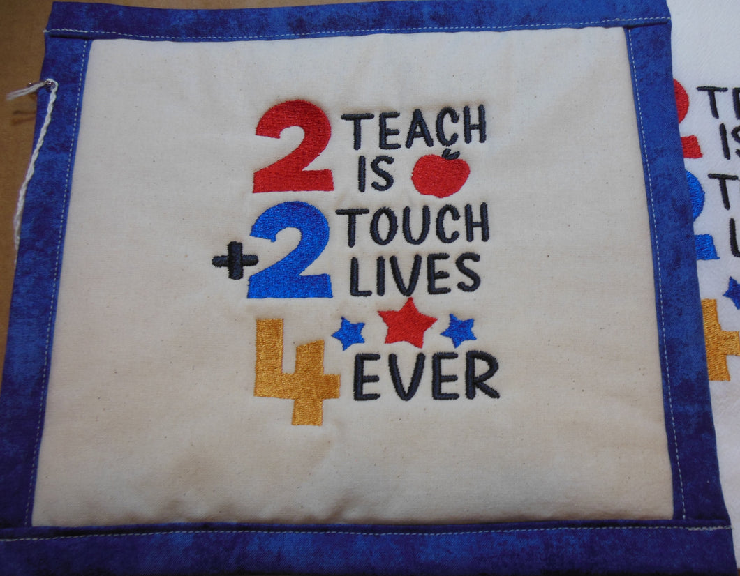 2 Teach Towel & Potholder Set