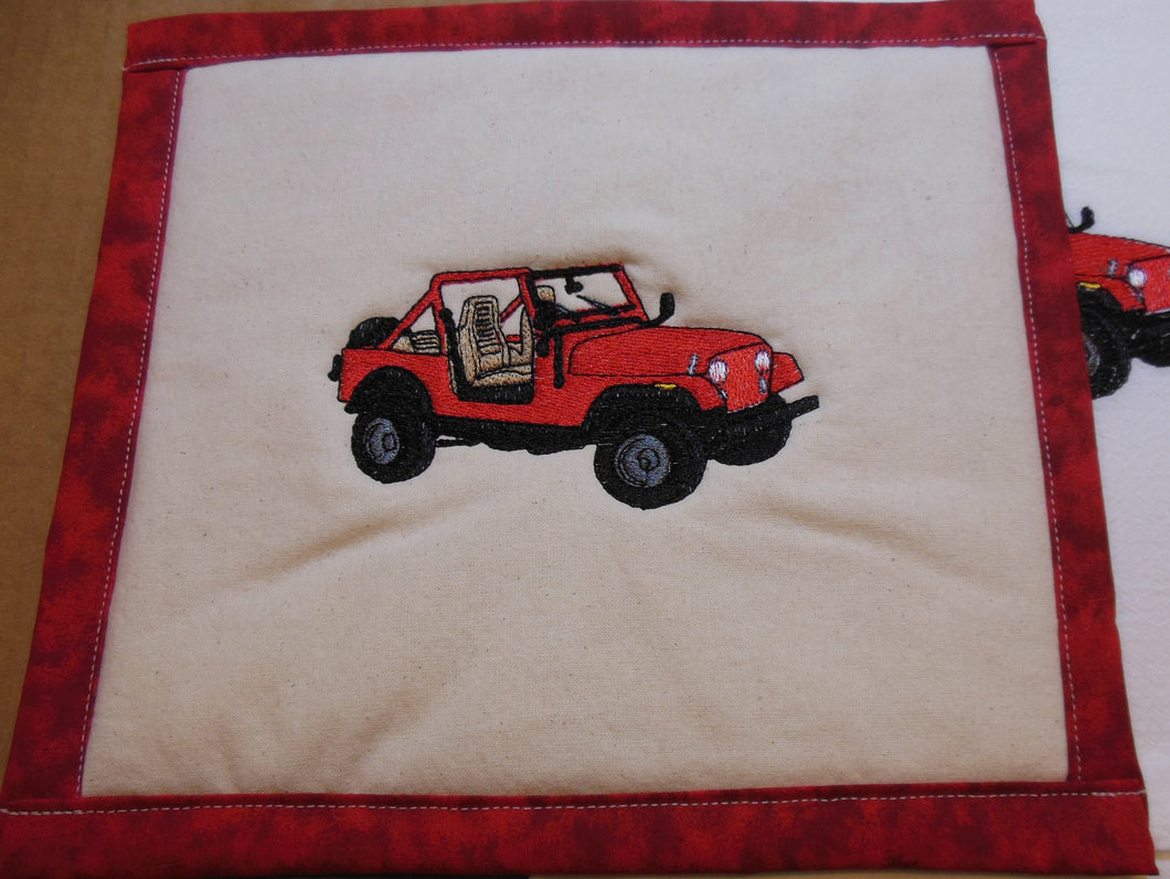 Jeep  Wrangler Towel & Potholder Set