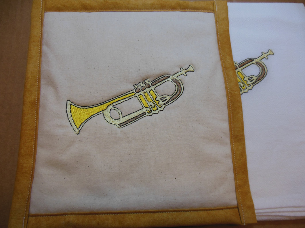 Trumpet Towel & Potholder Set