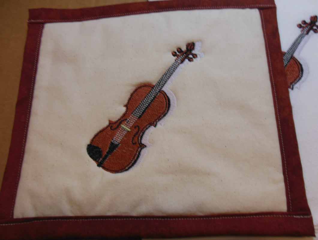 Violin Towel & Potholder Set