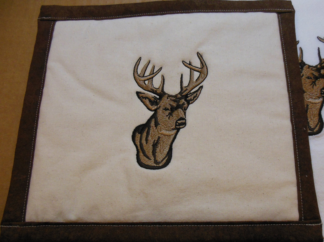 Buck Head Towel & Potholder Set