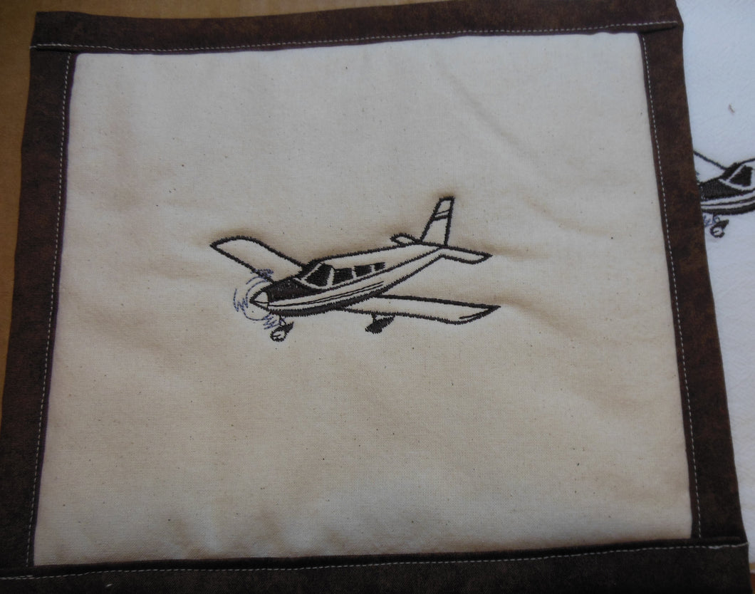 Propeller Plane Towel & Potholder Set