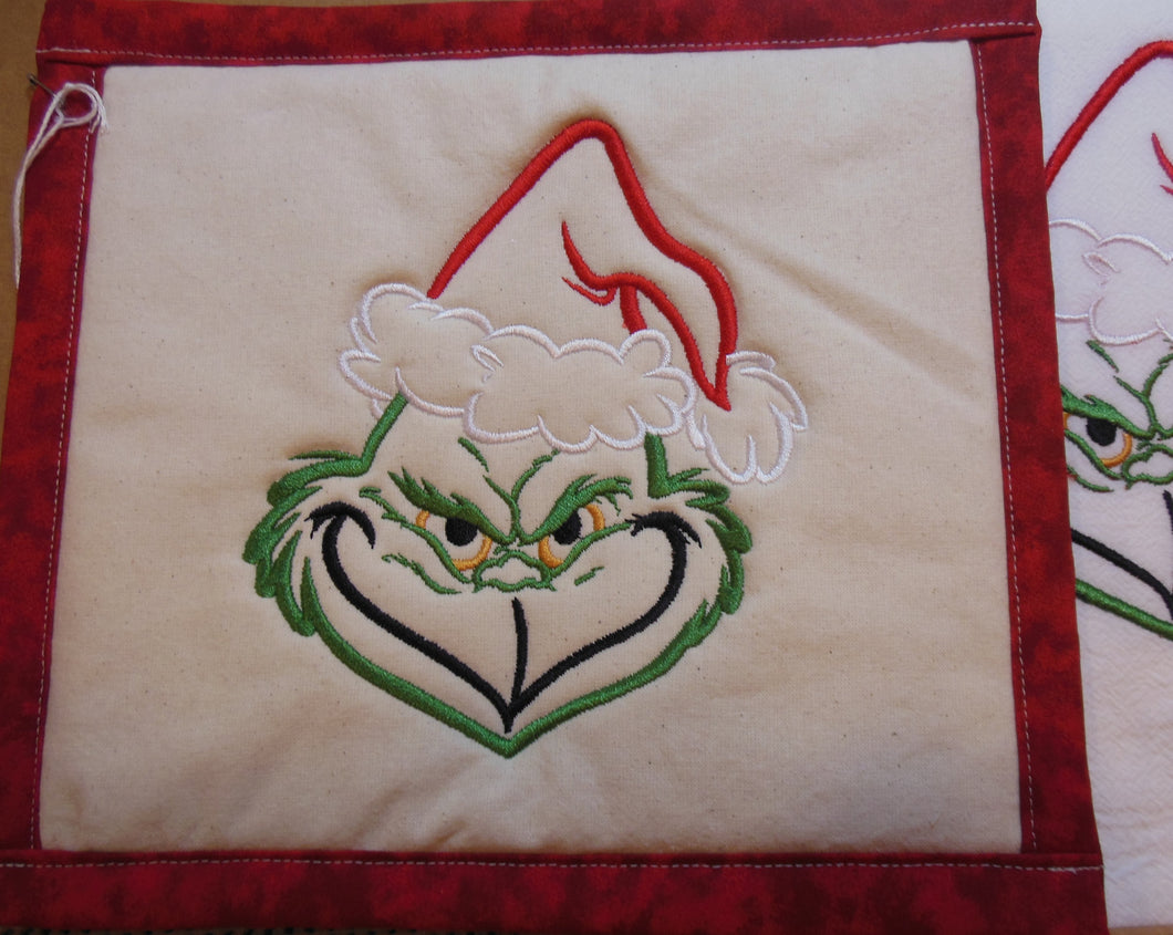 Grinch Towel & Potholder Set