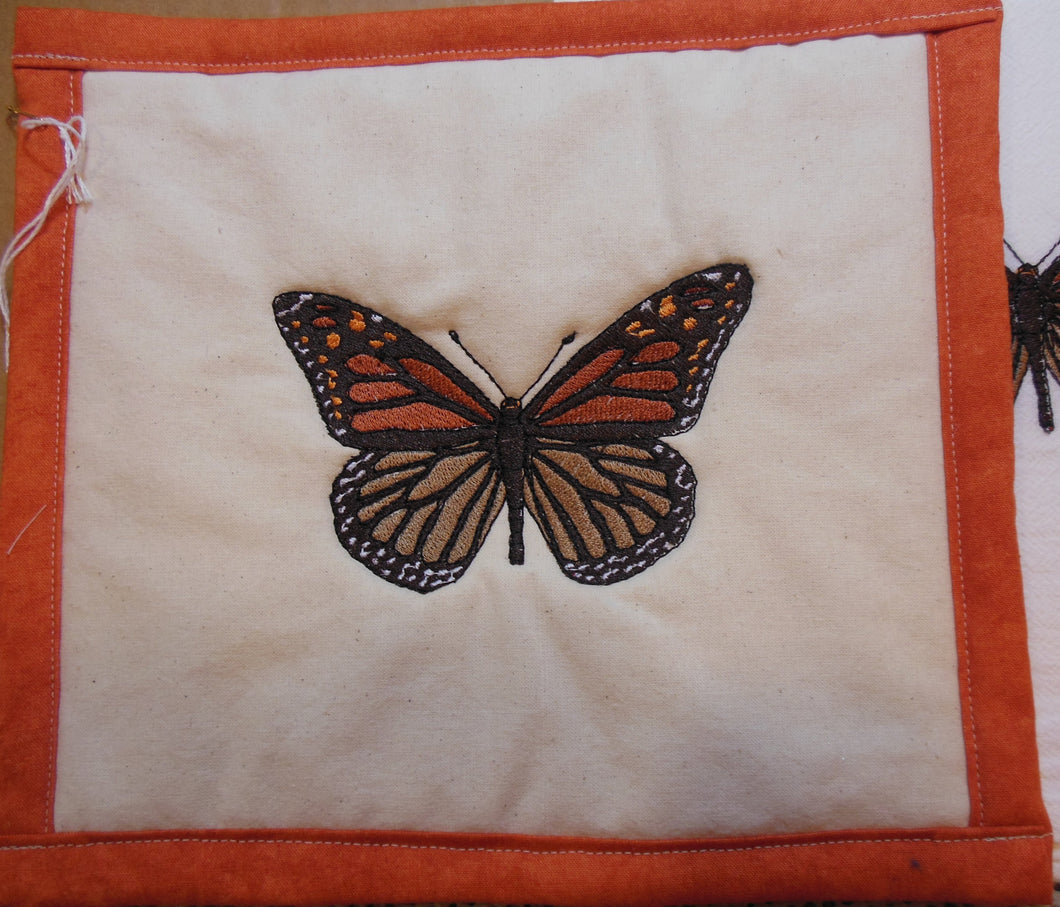 Monarch Butterfly Towel & Potholder Set