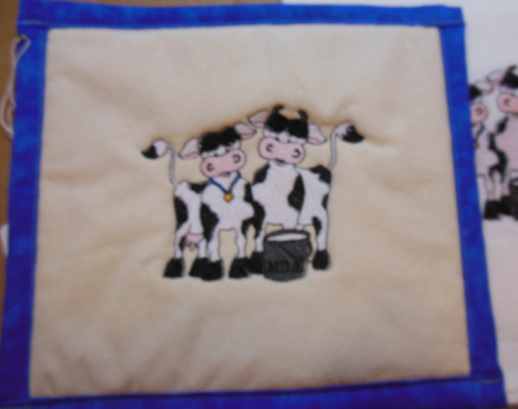 Cute Cows Towel & Potholder Set