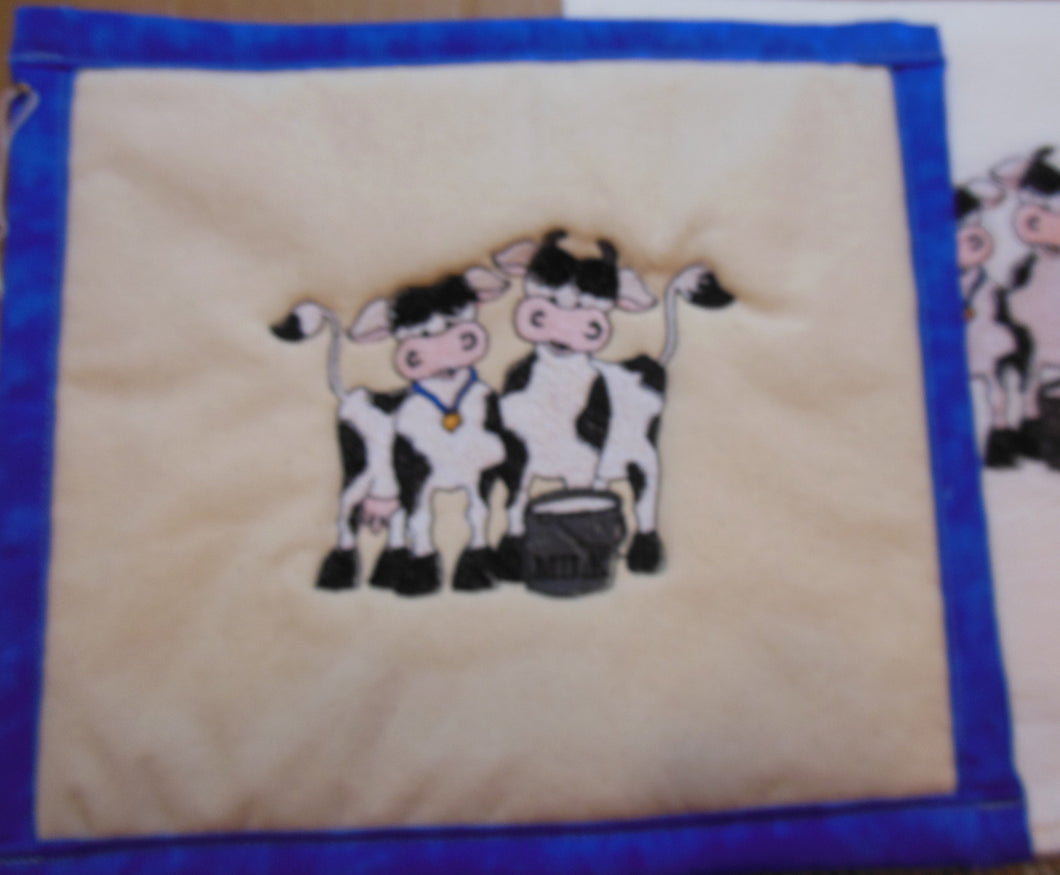 Cute Cows Towel & Potholder Set