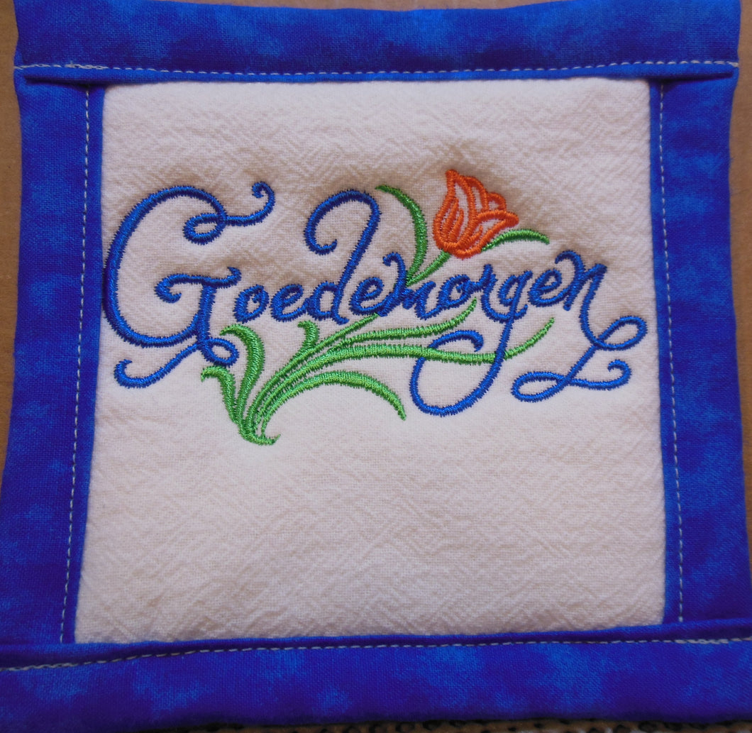Good Morning-Goedemorgen Coasters