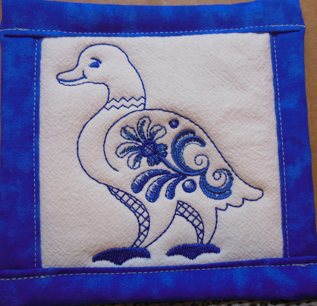 Dutch Blue Goose Coasters