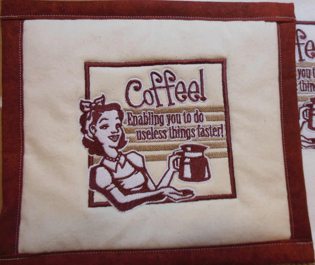 For The Love of Coffee Towel & Potholder Set