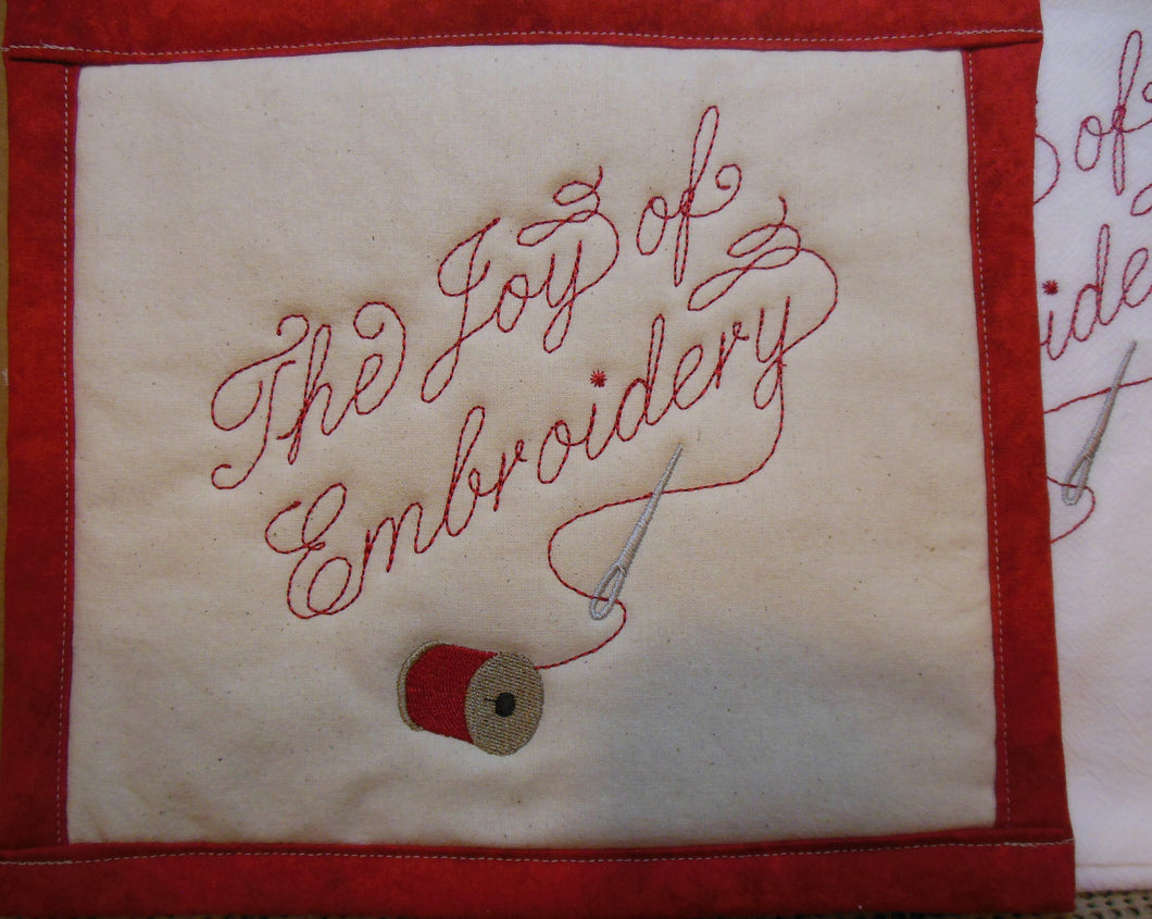Joy of Embroidery Towel & Potholder Set