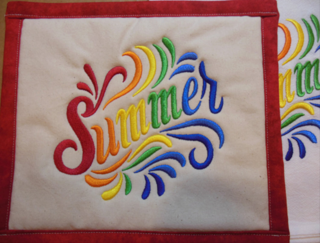 Summer Towel & Potholder Set