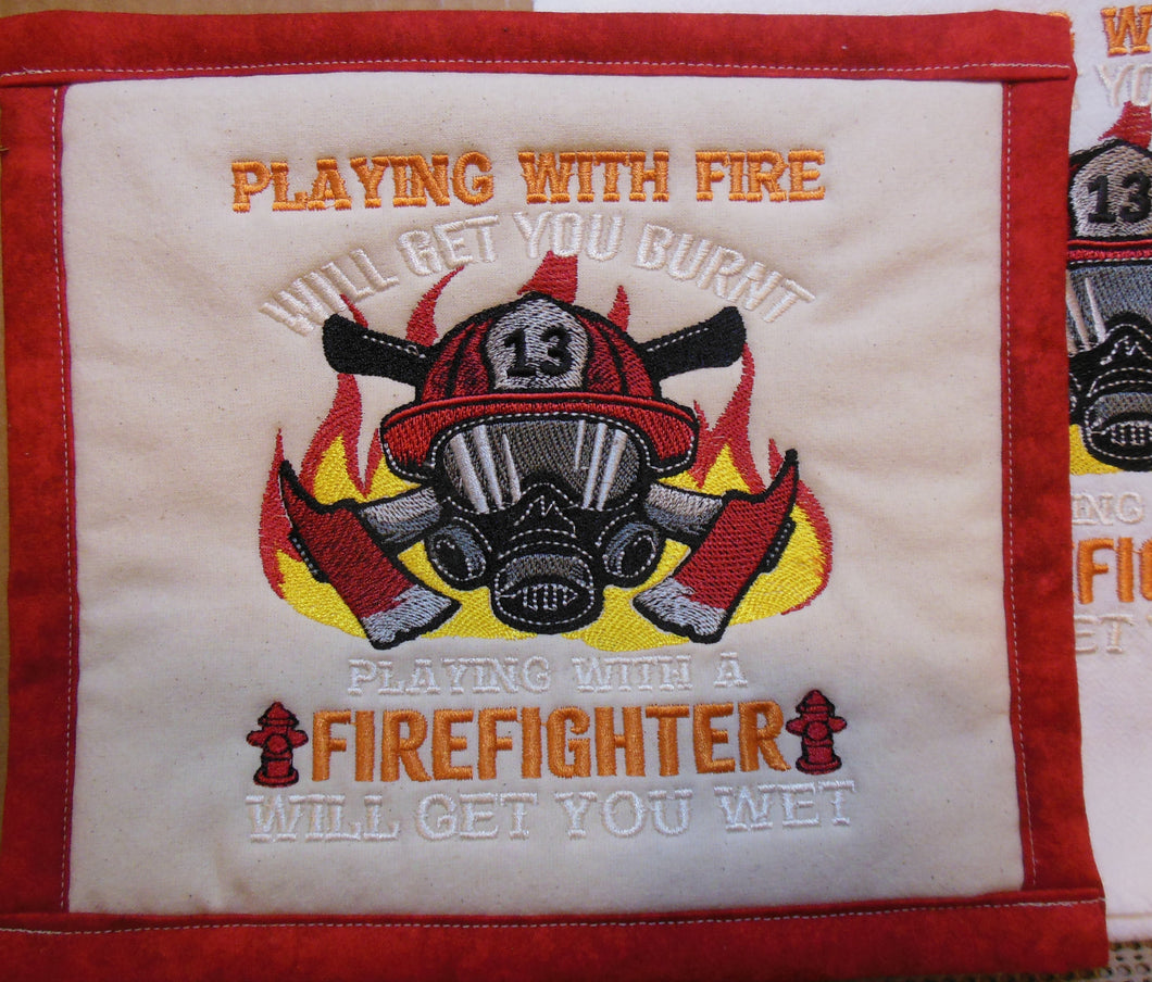 Play with Fire Towel & Potholder Set