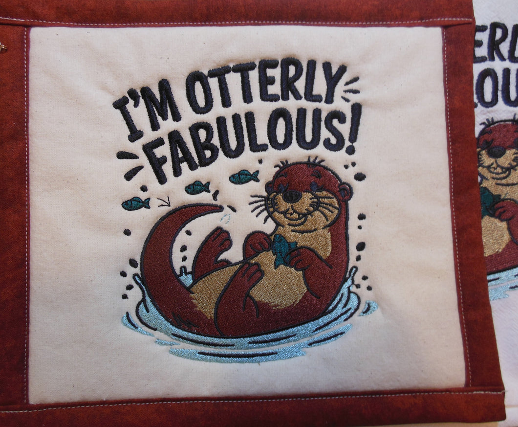Otterly Fabulous Towel & Potholder Set