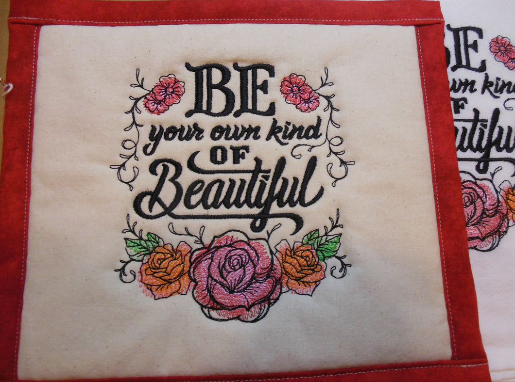 Be your Own Kind of Beautiful Towel & Potholder Set