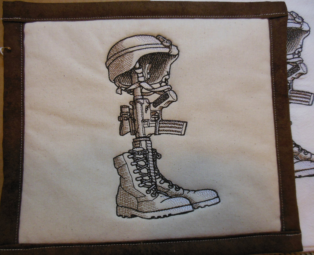 Military Memorial Towel & Potholder Set