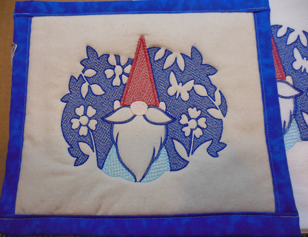 Garden Gnome Towel & Potholder Set