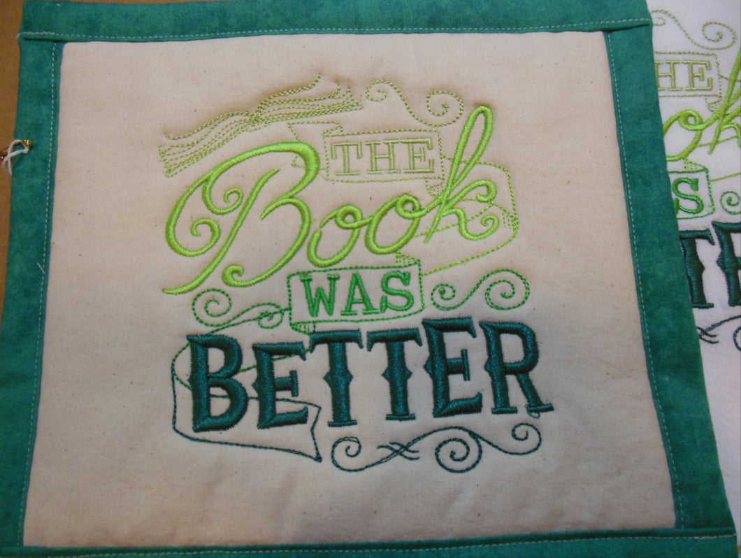 The Book Was Better  Towel & Potholder Set