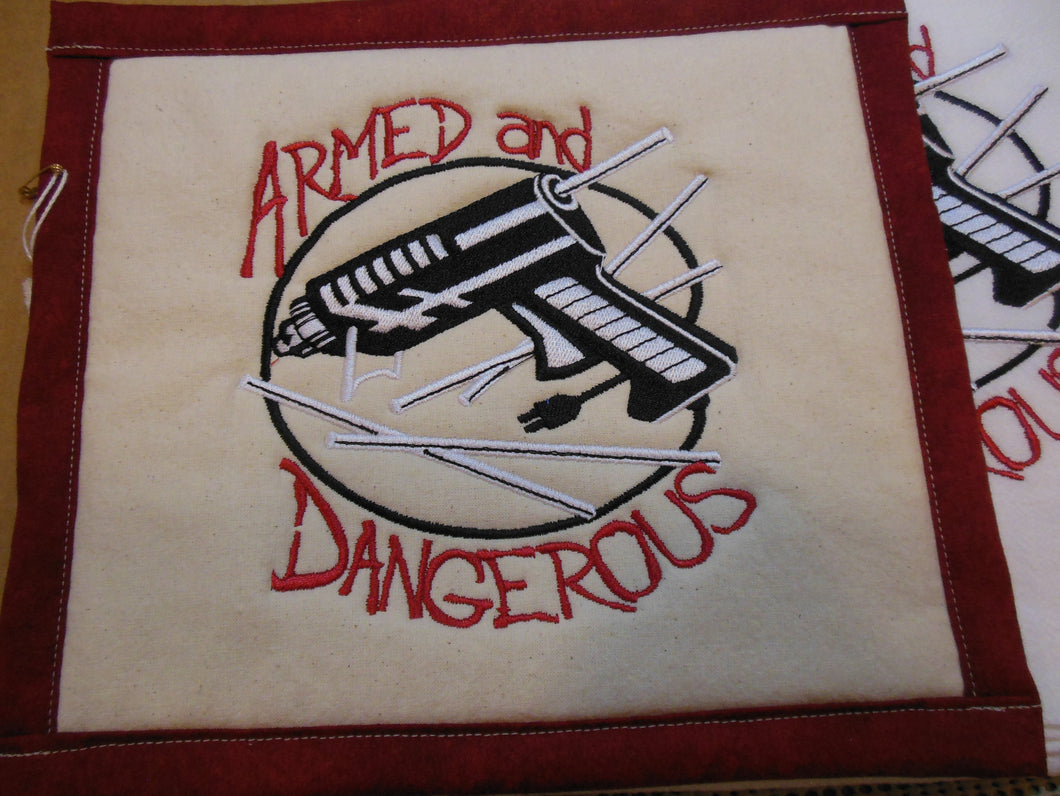 Armed and Dangerous Towel & Potholder Set