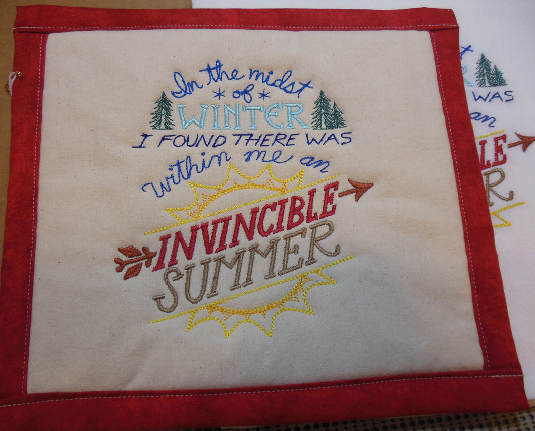 In The Midst of Winter Towel & Potholder Set
