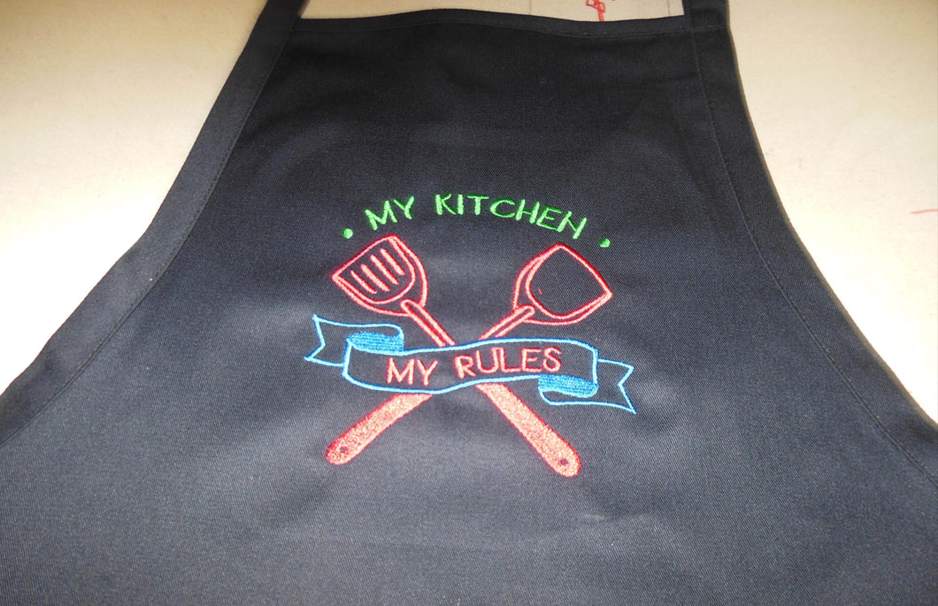 My Kitchen My Rules Apron