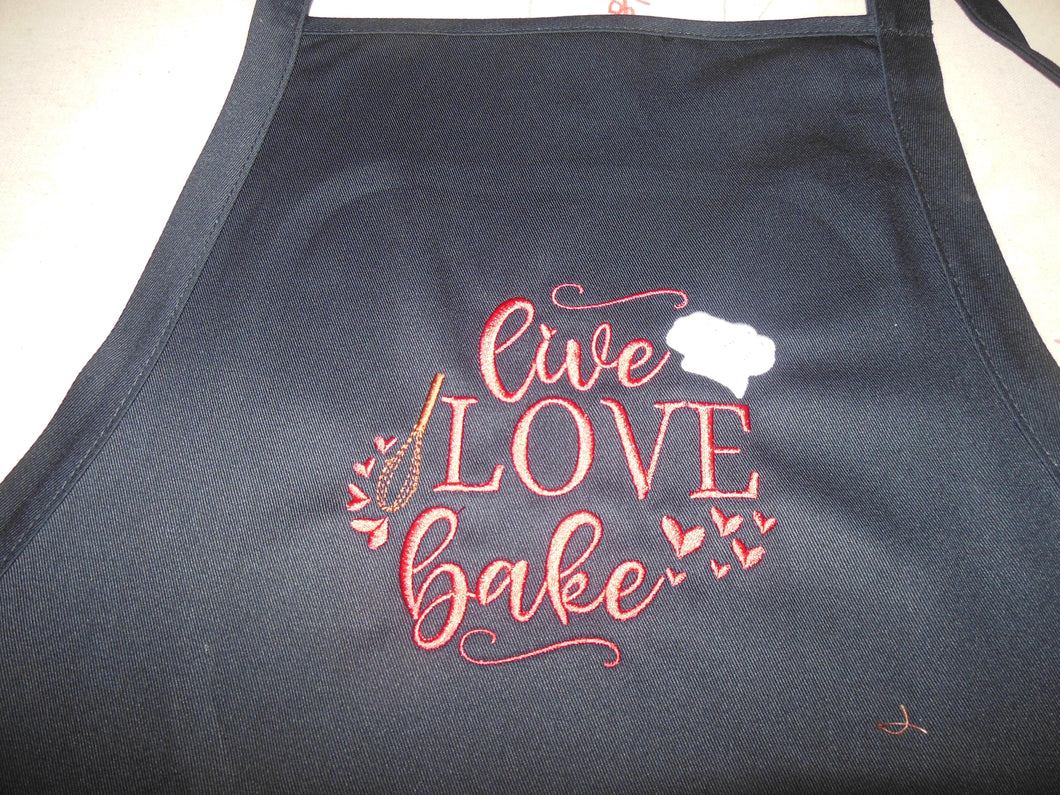 Live Love Bake Apron