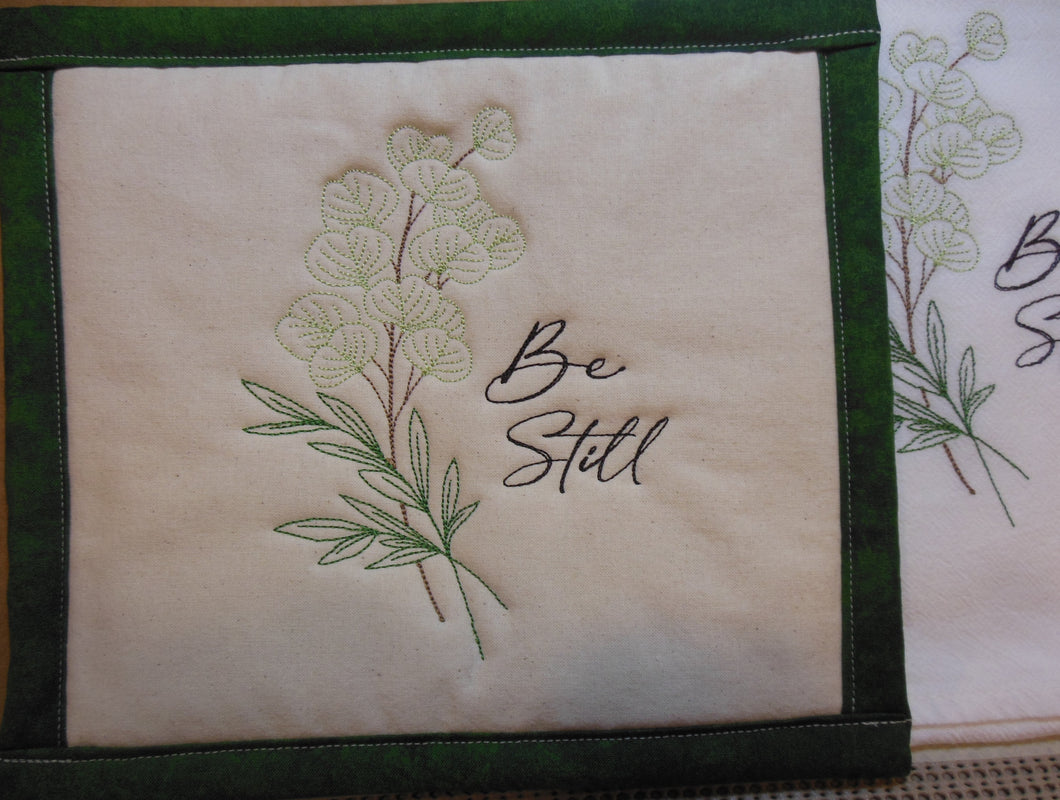 Serene Wishes - Be Still Towel & Potholder Set