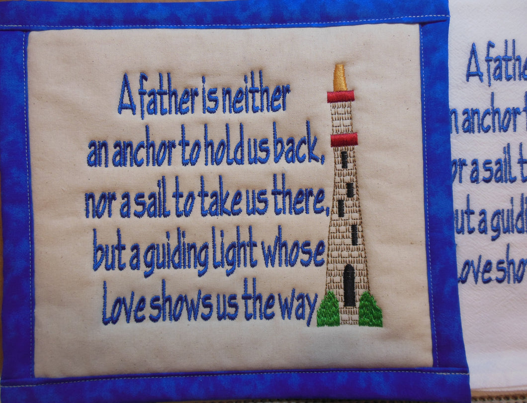 Guiding Light - Father Towel & Potholder Set