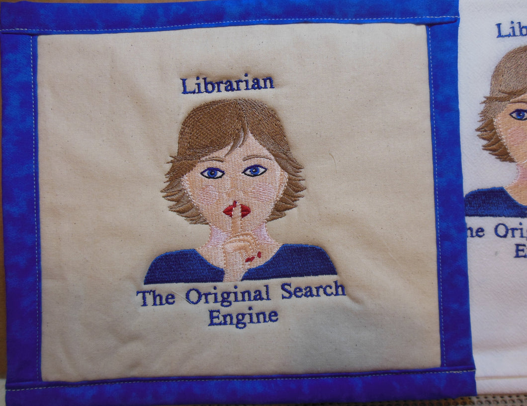 Librarian-The Original Search Engine Towel & Potholder Set