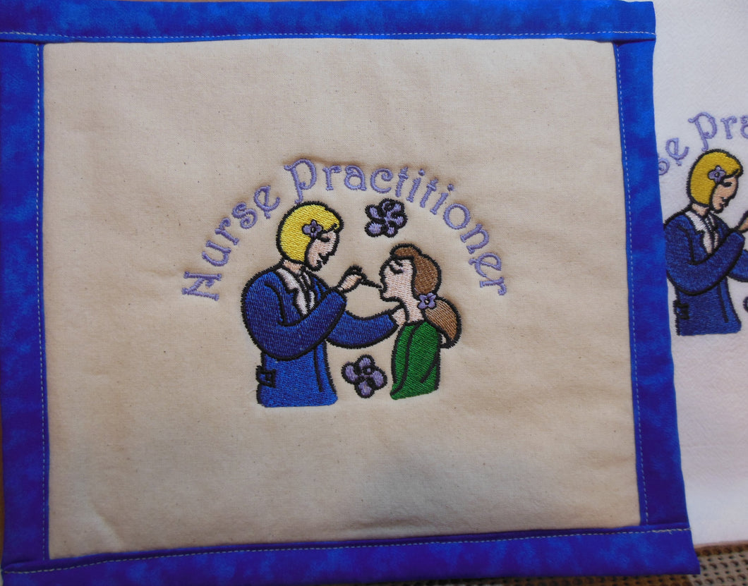 Nurse Practitioner Towel & Potholder Set
