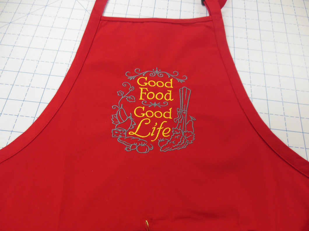Good Food  Good Life  Apron