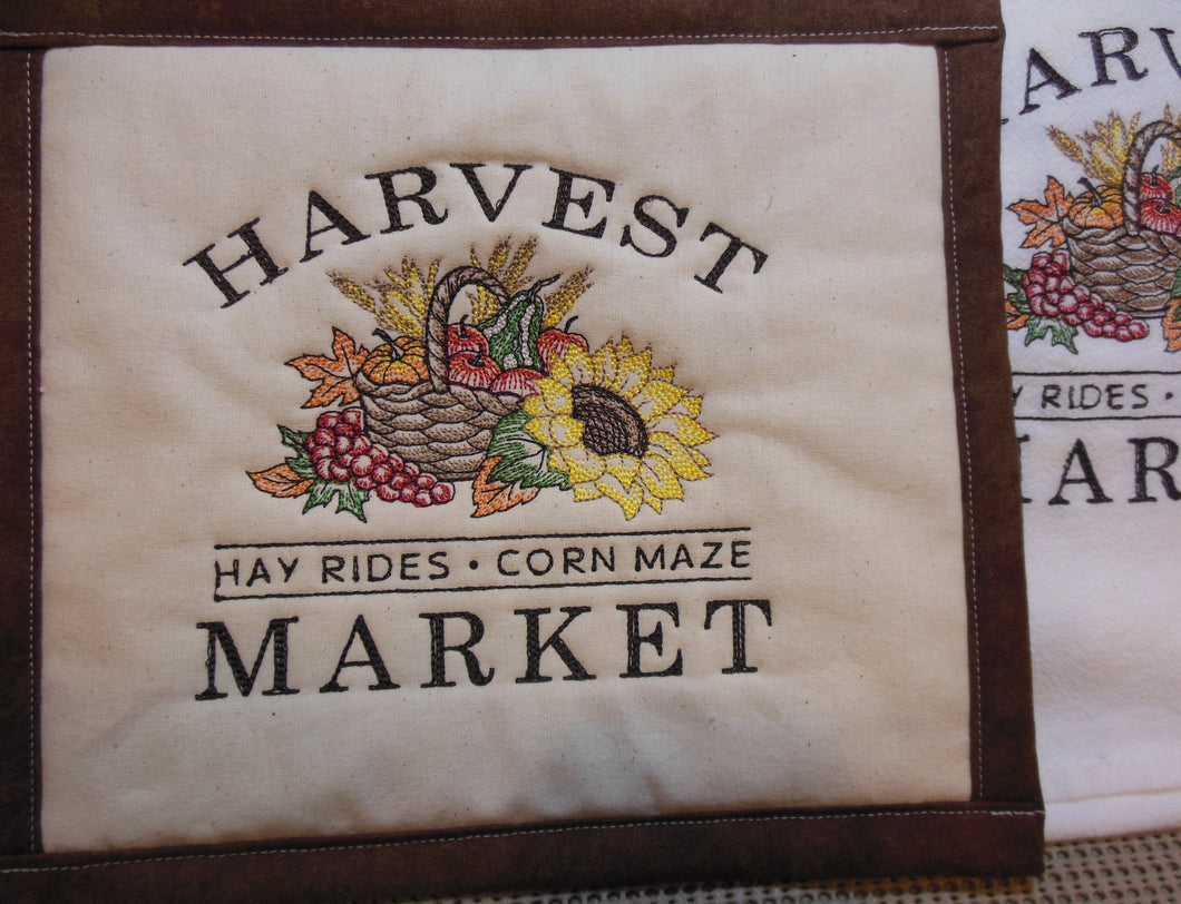 Harvest Market Towel & Potholder Set