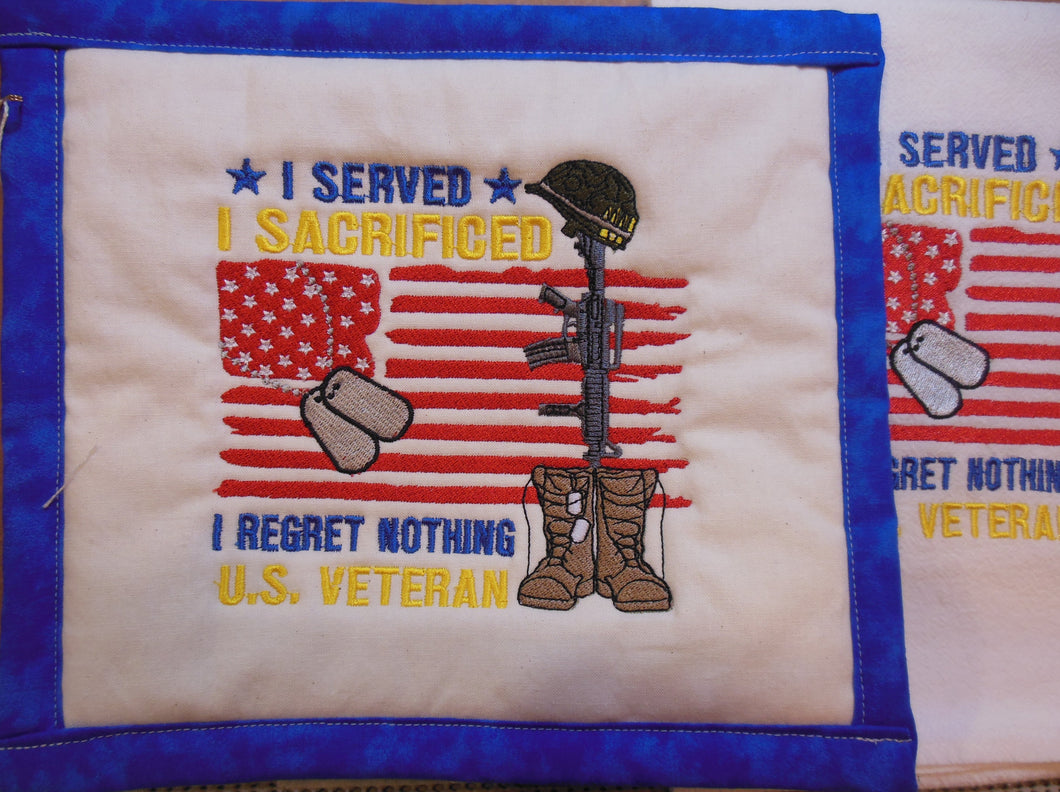 U.S. Veteran Towel & Potholder Set