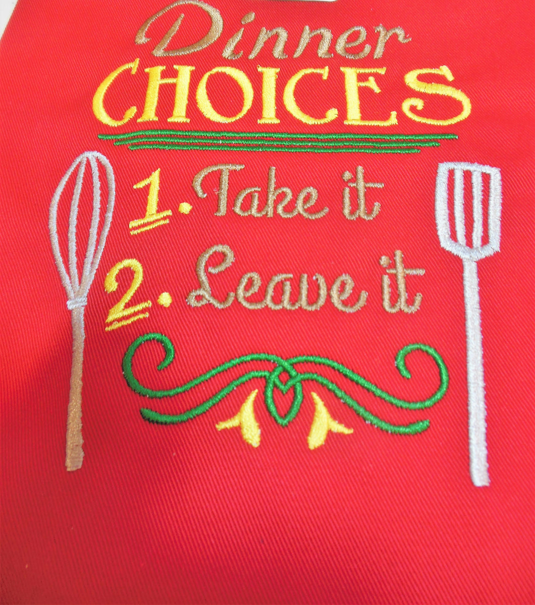 Dinner Choices Apron