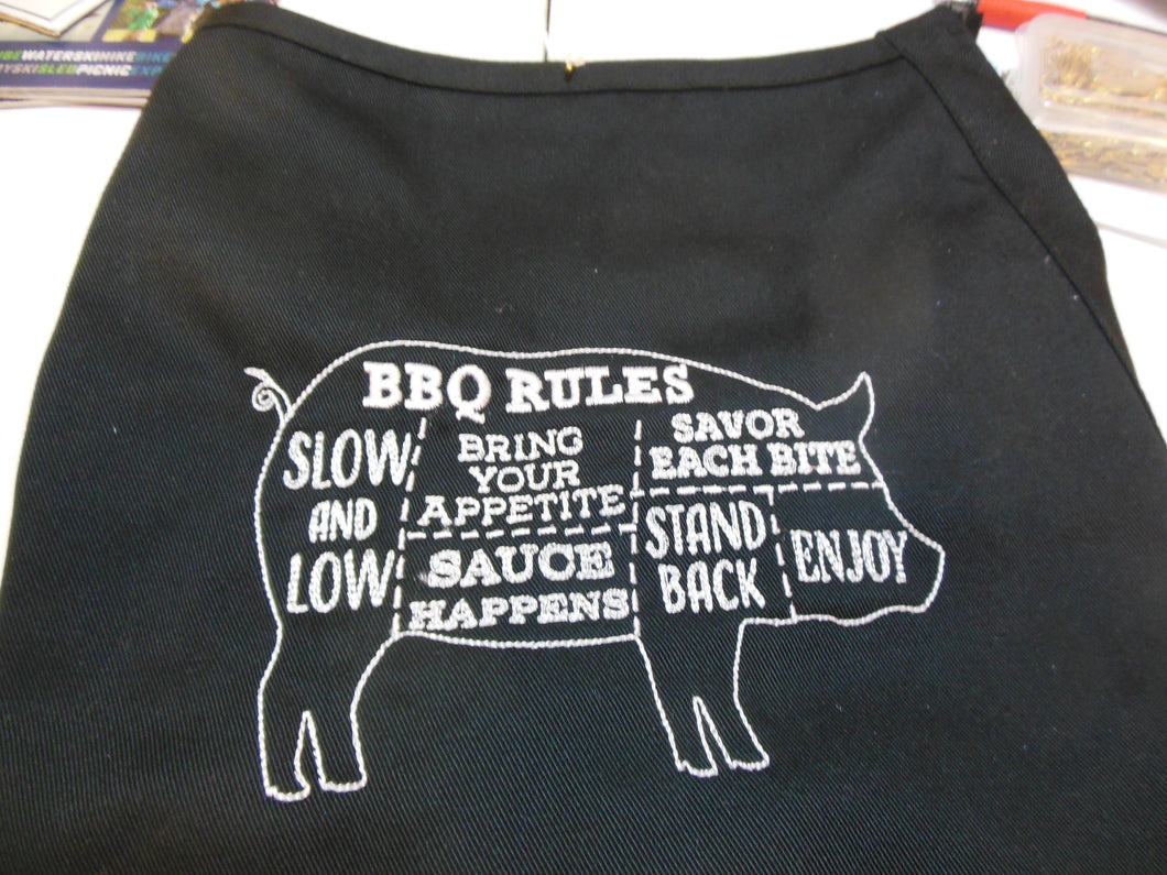 BBQ Rules Apron