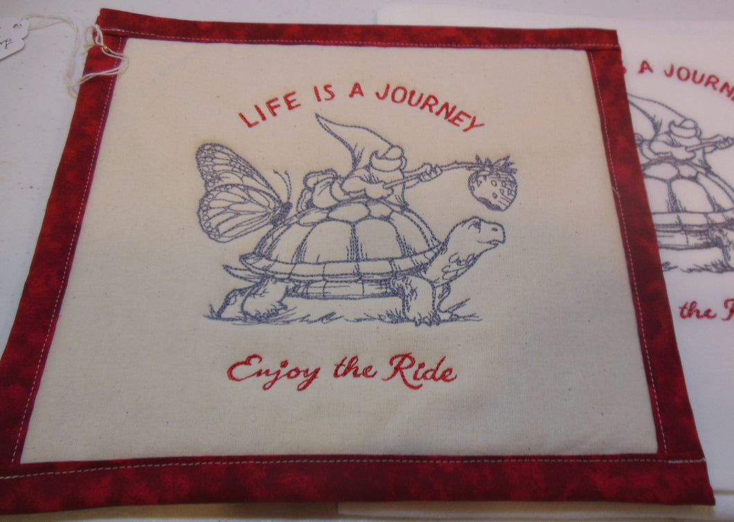 Life is a journey Towel & Potholder Set