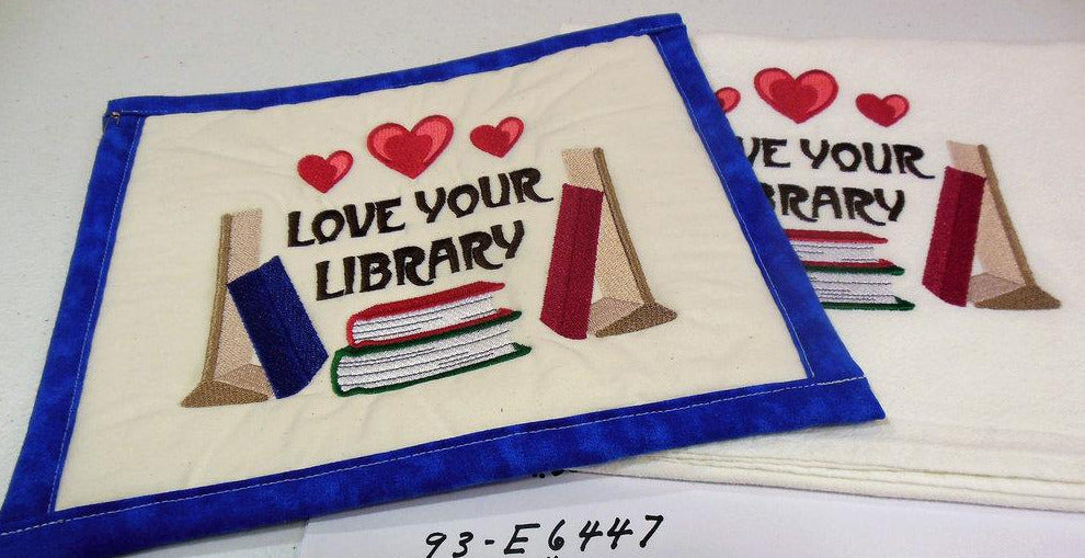 Love Your Library Towel & Potholder Set
