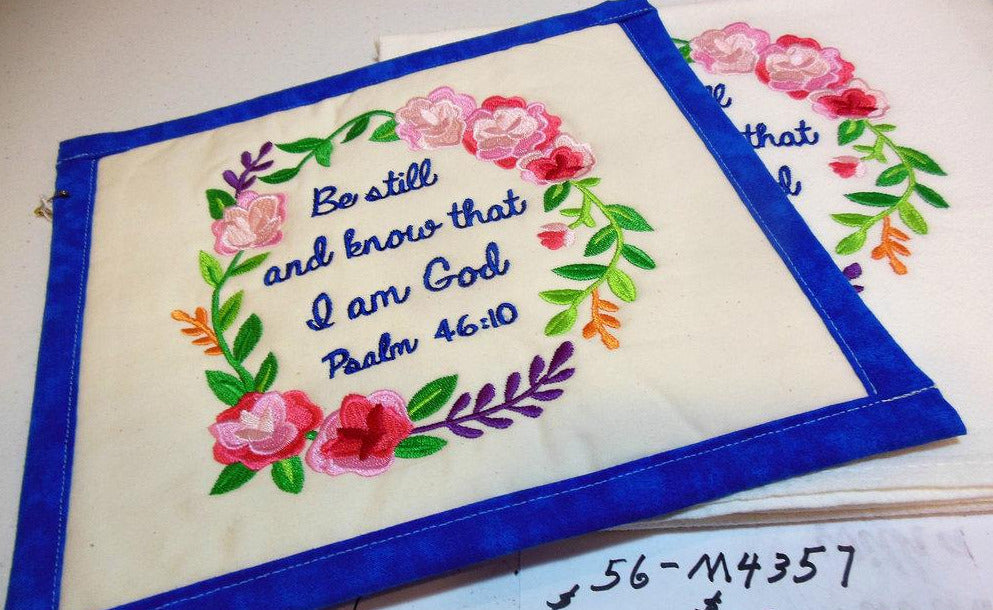 Psalm 46:10 Towel & Potholder Set