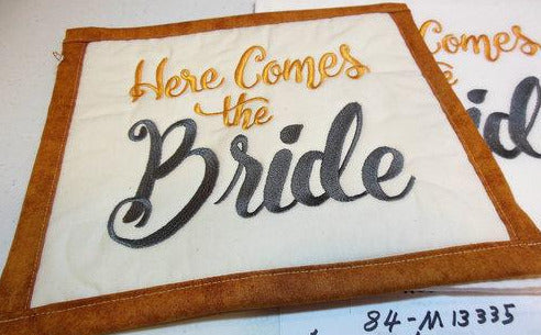 Here Comes The Bride Towel & Potholder Set