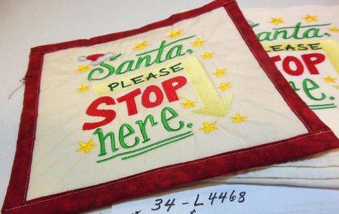 Santa Please Towel & Potholder Set