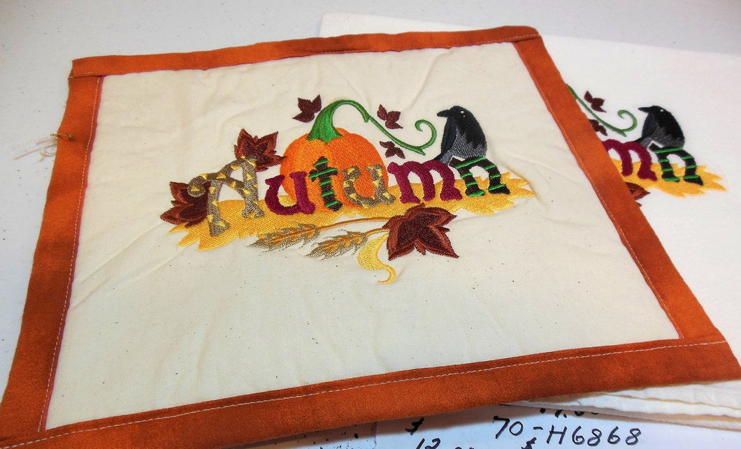 Autumn Towel & Potholder Set