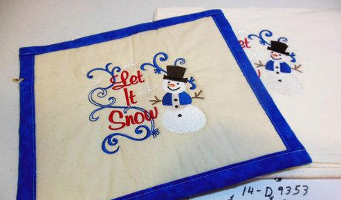 Let It Snow Towel & Potholder Set