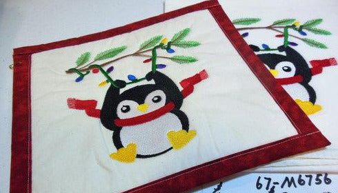 Penguin Towel & Potholder Set