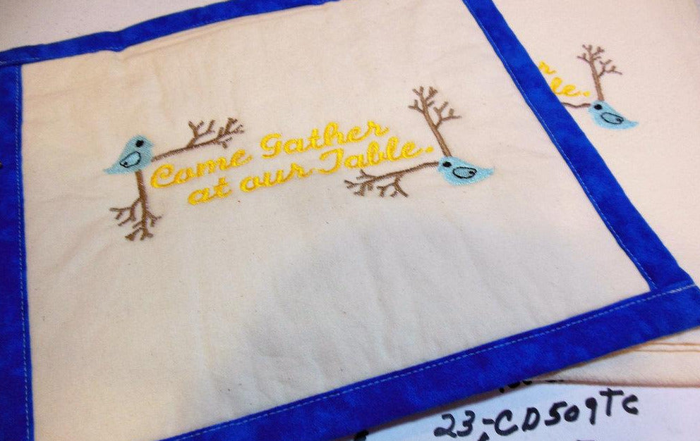 Come Gather at Our Table Towel & Potholder Set